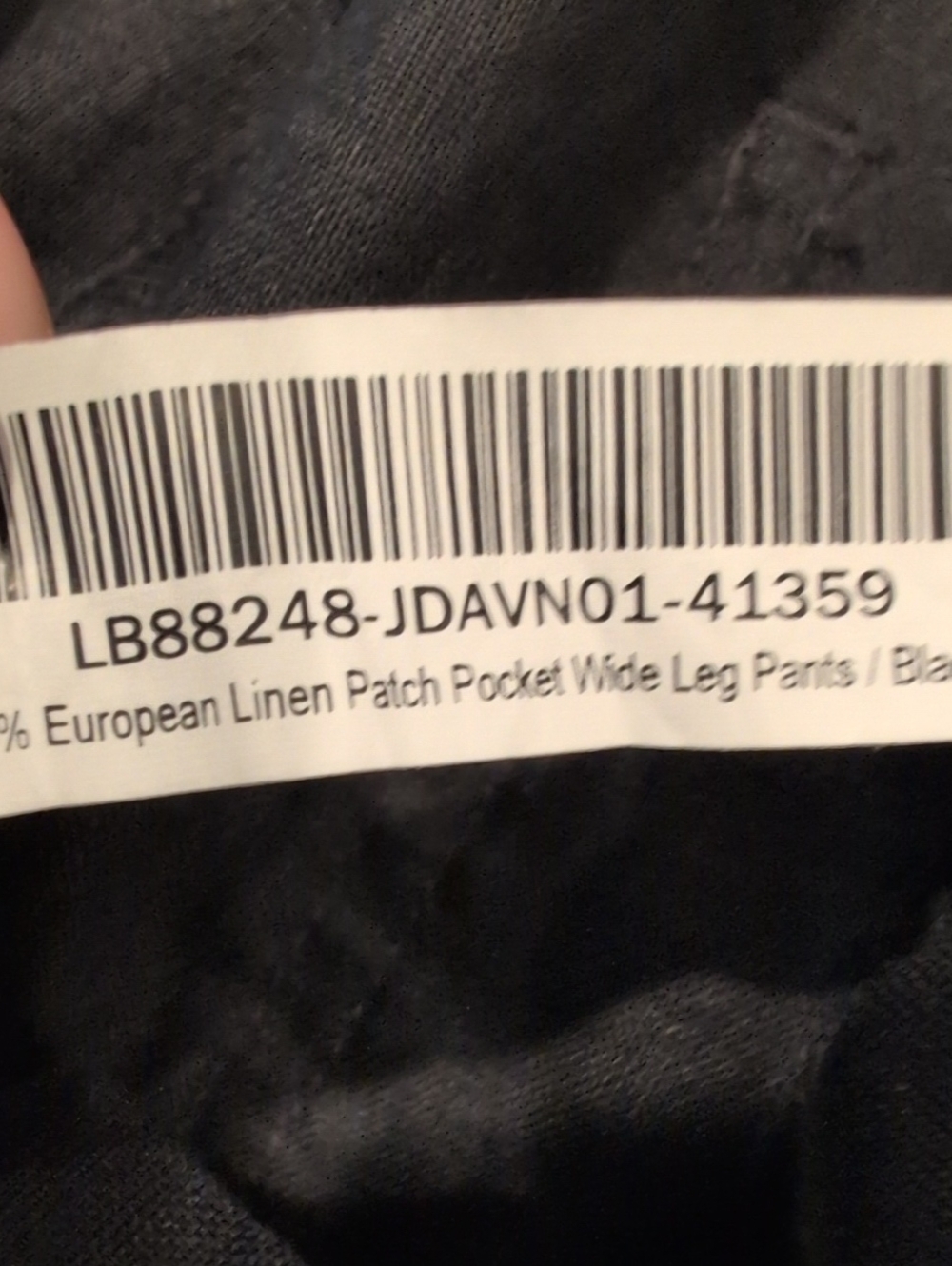 Quince European Linen Patch Pocket Wide Leg Pants - Picture 7 of 9